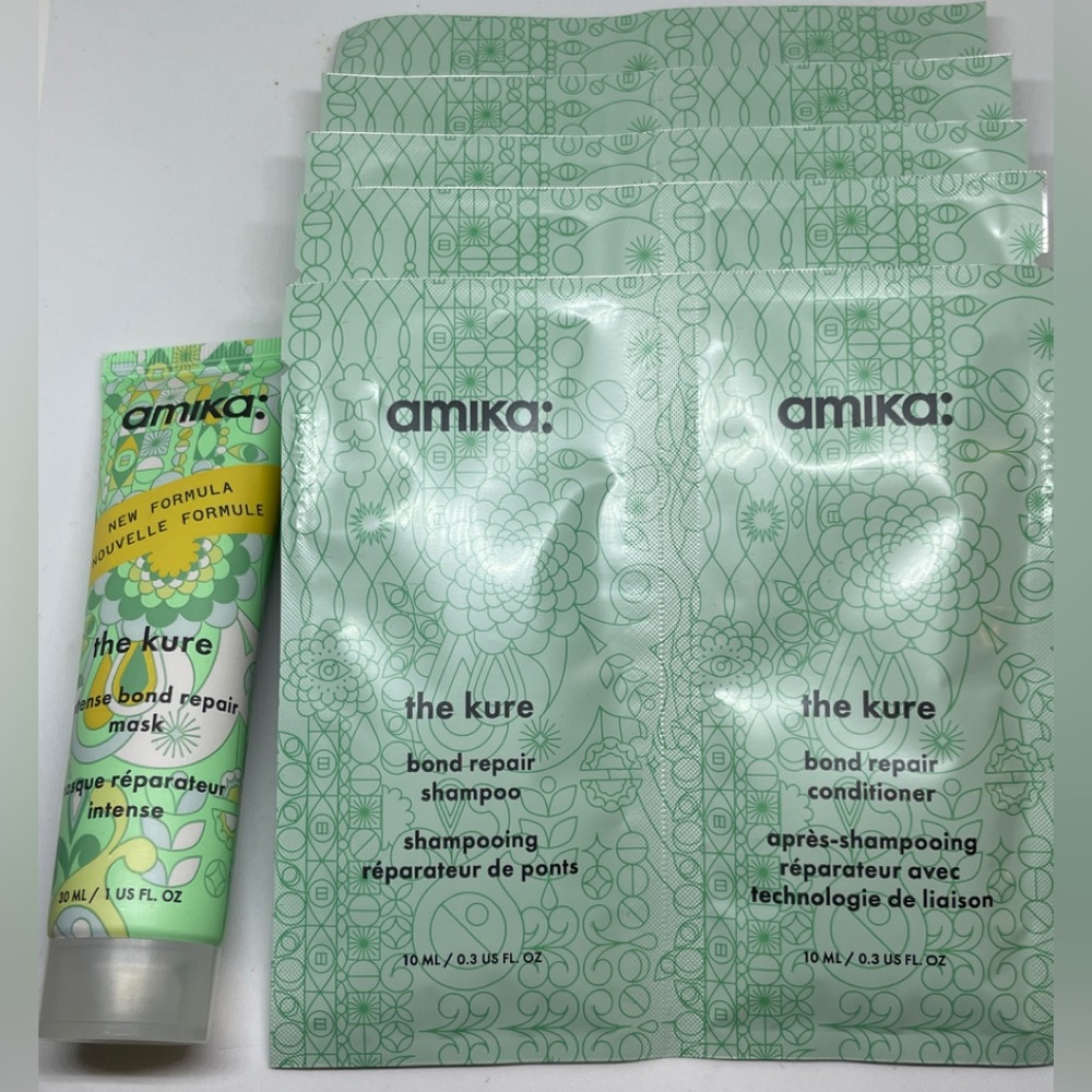 Amika the Kure Shampoo & Conditioner + Mask - Trial/Travel Size